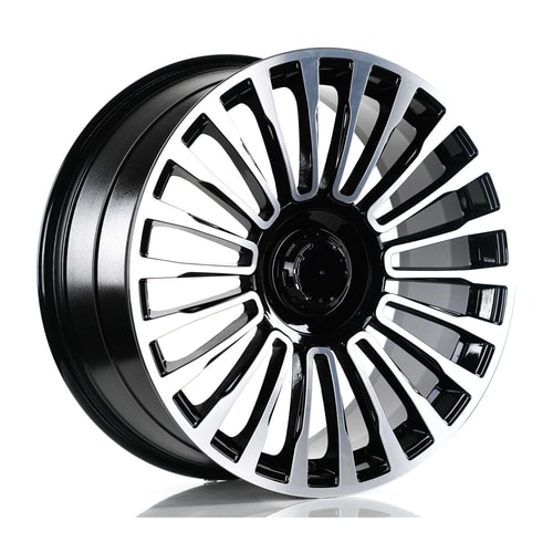 9.0X18" PCD 5X112 RC 224 BLACK DIAMOND ET49 66.6 mm