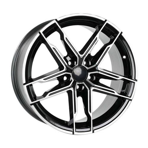 9.0X18" PCD5X112 STW Wheels 824 ET45 Black Diamond 66.6 mm