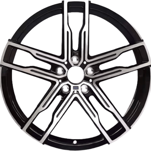 9.0X18" PCD5X112 STW Wheels 824 ET45 Black Diamond 66.6 mm
