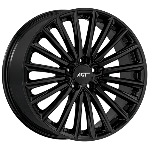 9.0X19" PCD 5X112 AGT Wheels 19269-2 66.60 mm Gloss Black