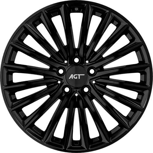 9.0X19" PCD 5X112 AGT Wheels 19269-2 66.60 mm Gloss Black
