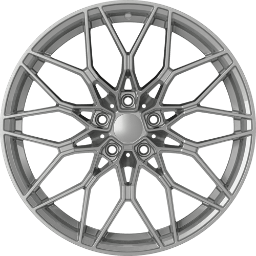 9.0X19" PCD 5X112 AGT Wheels 19280-2 ET38 66.60 mm Full Silver