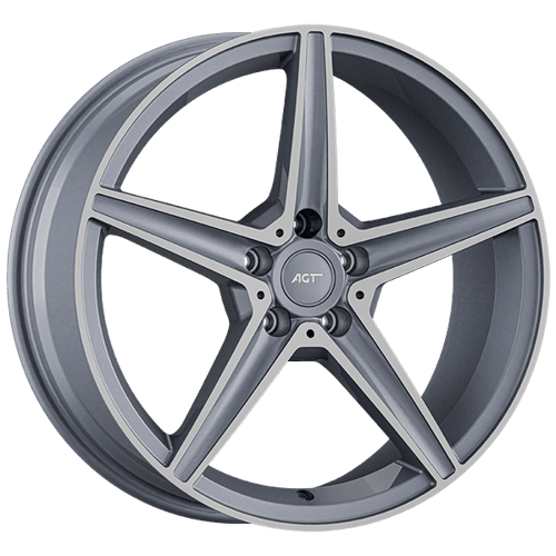 9.0X19" PCD 5X112 AGT Wheels 19297-2 66.60 mm Gun Metal Diamond