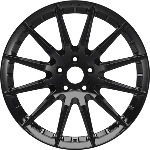9.0X19" PCD 5X112 Arceo Wheels ARC-ASW03-10 ET42 Glossy Black  73.1 mm