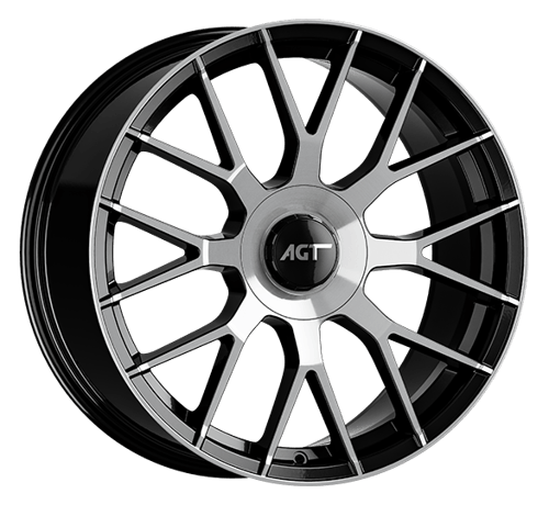 9.0X19" PCD 5x112 Oxigin 19162-2 Robust ET44 66.60 mm Black Diamond