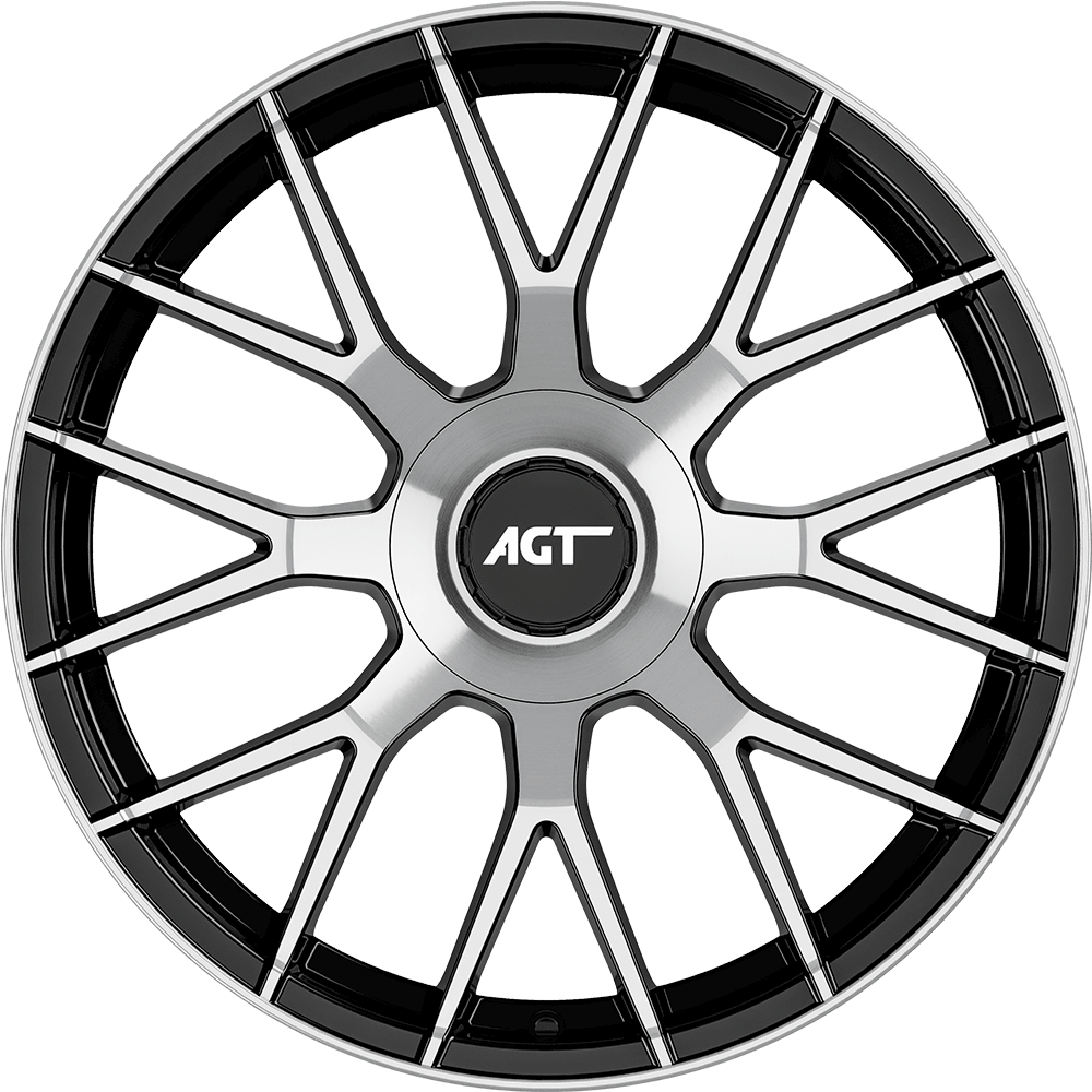 9.0X19" PCD 5x112 Oxigin 19162-2 Robust ET44 66.60 mm Black Diamond