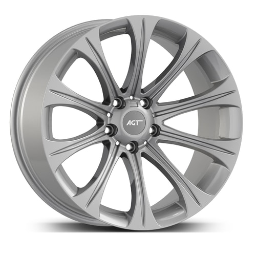 9.0X19" PCD 5X120 AGT Wheels 19175-1 ET14 72.60 mm Full Silver