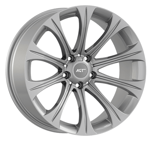 9.0X19" PCD 5X120 AGT Wheels 19175-1 ET14 72.60 mm Full Silver