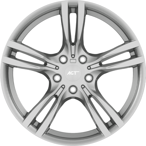 9.0X19" PCD 5X120 AGT Wheels 19187 Legend F30 ET45 72.60 mm Full Silver