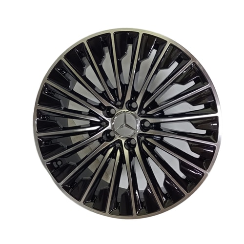 9.0X19" PCD5X112 RC  RC435 ET49 Black Lip Polished 66.6 mm (Arka)