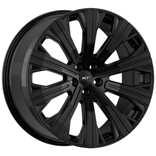 9.0X20" PCD 5X108 AGT Wheels 20303 73.10 mm Gloss Black