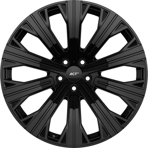 9.0X20" PCD 5X108 AGT Wheels 20303 73.10 mm Gloss Black