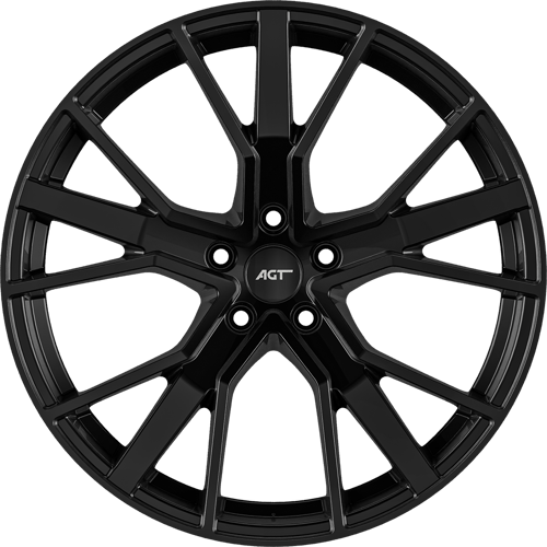 9.0X20" PCD 5X112 AGT Wheels 20296 ET35 66.50 mm Gloss Black