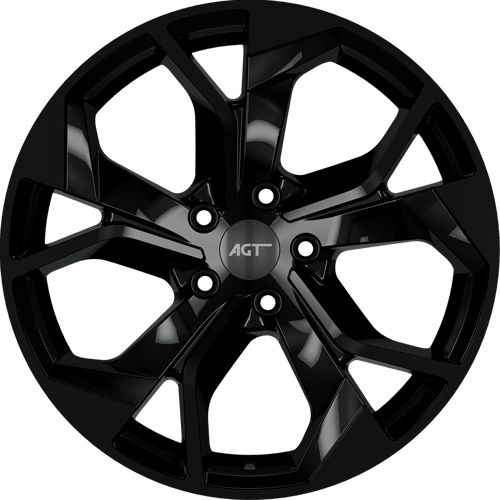 9.0X20" PCD5X112 AGT Wheels 20252 ET35 Black 66.5 mm