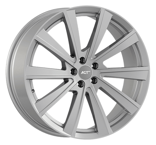 9.0X21" PCD 5X108 AGT Wheels 21251 Merlin ET40 63.40 mm Full Silver
