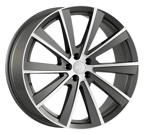 9.0X21" PCD 5X108 AGT Wheels 21251 Merlin ET40 63.40 mm TITAN DIAMOND