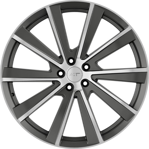 9.0X21" PCD 5X108 AGT Wheels 21251 Merlin ET40 63.40 mm TITAN DIAMOND