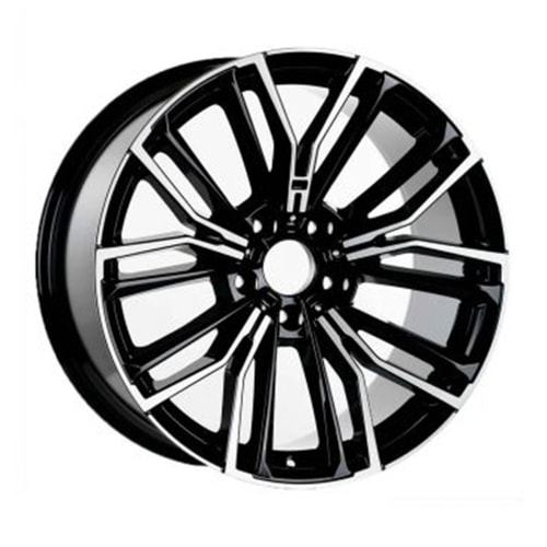 9.5X19" PCD 5X112 Arceo Wheels  19181 BLACK DIAMOND ET37 66.6 mm
