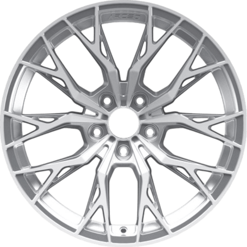 9.5X19" PCD 5X112 Arceo Wheels ARC-19239-12 ET42 SILVER DIAMOND ROMA 73.1 mm