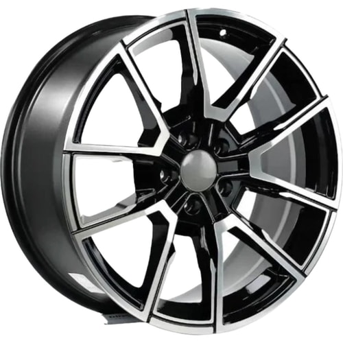 9.5X19" PCD 5X112 EMR Wheels EMR-W928-06 ET40 BLACK DIAMOND 66.45 mm