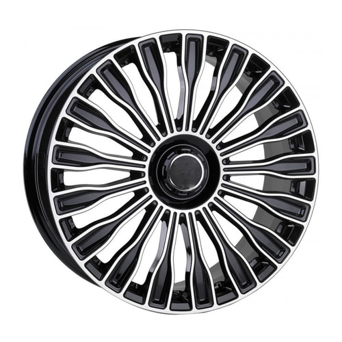 9.5X19" PCD 5X112 RC 329 BLACK DIAMOND ET48 66.6 mm