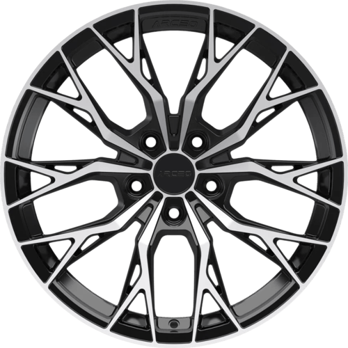 9.5X19" PCD 5X114.3 Arceo Wheels ARC-19239-26 ET42 BLACK DIAMOND ROMA 73.1 mm
