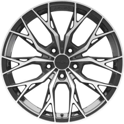9.5X19" PCD 5X114.3 Arceo Wheels ARC-19239-36 ET42 Titan Diamond Roma 73.1 mm