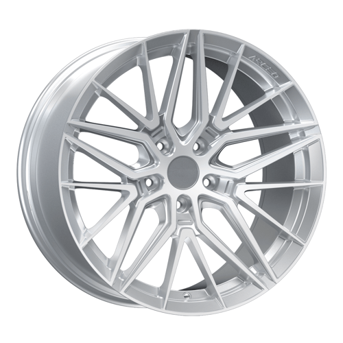 9.5X19" PCD 5X114 Arceo Wheels  19193 SILVER DIAMOND SEVILLA ET40 73.1 mm