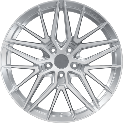 9.5X19" PCD 5X114 Arceo Wheels  19193 SILVER DIAMOND SEVILLA ET40 73.1 mm
