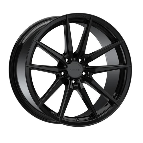 9.5X19" PCD 5X120 Arceo Wheels  9190 GLOSSY BLACK ET37 72.6 mm