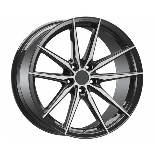 9.5X19" PCD 5X120 Arceo Wheels  9190 TITAN DIAMOND ET37 72.6 mm