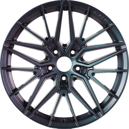 9.5X19" PCD 5X120 Arceo Wheels ARC-19193-46 ET37 Midnight Purple Sevilla 72.6 mm