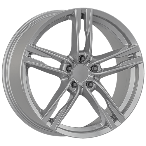 9.5X20" PCD 5X120 Arceo Wheels  20179 ET37 72.56 mm FULL SILVER