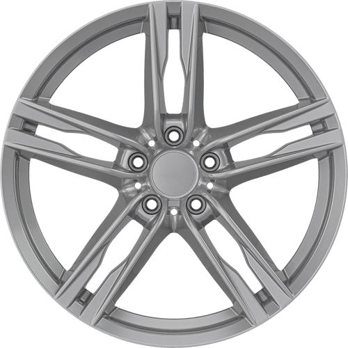 9.5X20" PCD 5X120 Arceo Wheels  20179 ET37 72.56 mm FULL SILVER