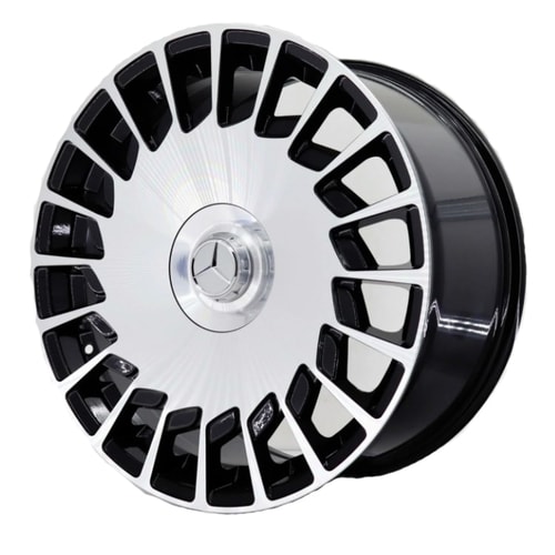9.5X20" PCD5X112 Kormetal 1112 ET48 Black Diamond 66.6 mm