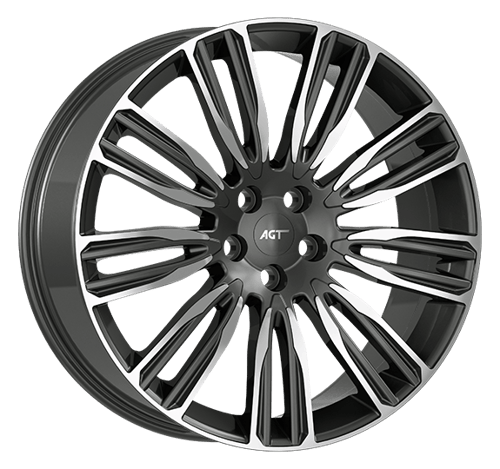 9.5X22" PCD 5X108 AGT Wheels 22188  ET48 72.60 mm TITAN DIAMOND