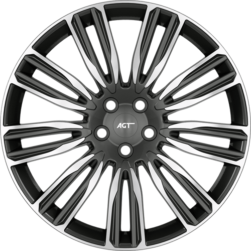 9.5X22" PCD 5X108 AGT Wheels 22188  ET48 72.60 mm TITAN DIAMOND