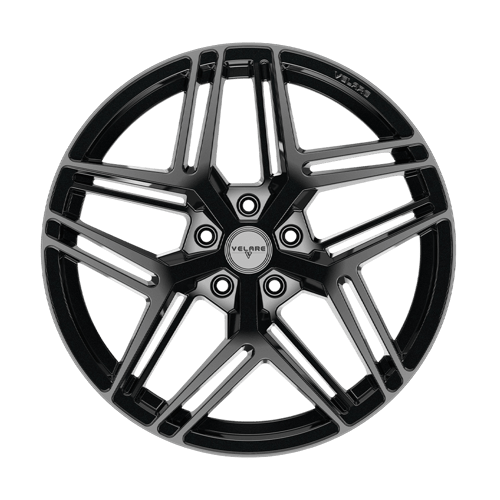 9.5X22" PCD 5X108 Velare 22180 ET42 67.10 mm Santorini Black Diamond