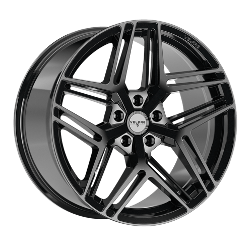 9.5X22" PCD 5X108 Velare 22180 ET42 67.10 mm Santorini Black Diamond