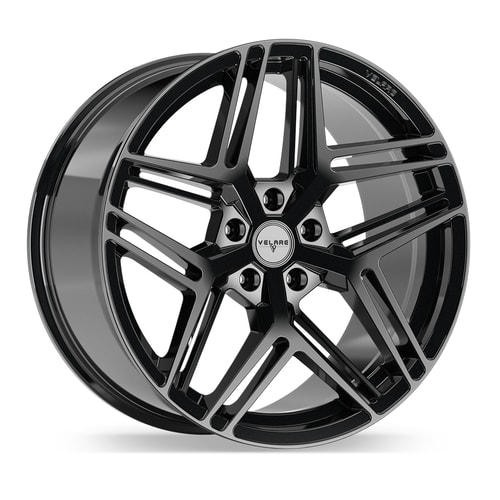 9.5X22" PCD 5X108 Velare 22180 ET42 67.10 mm Santorini Black Diamond