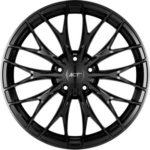 9.5X22" PCD 5X120 AGT Wheels 22101  ET45 72.60 mm Gloss Black