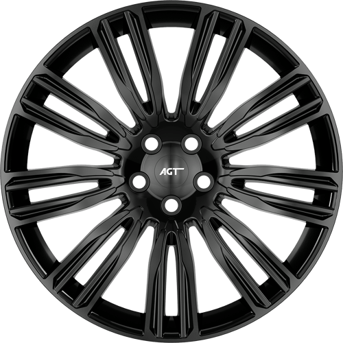 9.5X22" PCD 5X120 AGT Wheels 22188  ET48 72.6 mm Gloss Black
