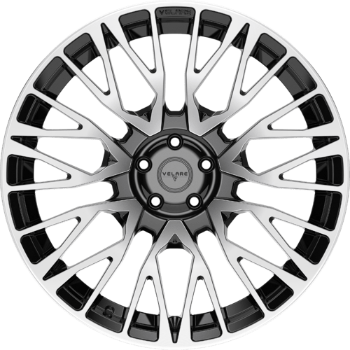 9.5X22" PCD 5x120 Velare 22082 ET33 74.10 mm Black Diamond