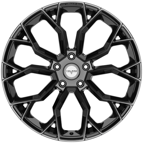 9.5X22" PCD 5X130 AGT Wheels 22137 ET40 Santorini Black 84.10 mm