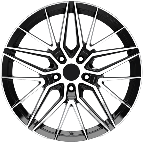 9.5X19" Arceo Wheels ARC 19193 Black Diamond PCD 5x112 ET40