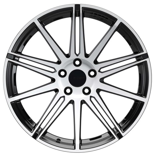 9.5X19" Arceo Wheels ARC 19200 Mallorca Black Diamond PCD 5x120 ET37