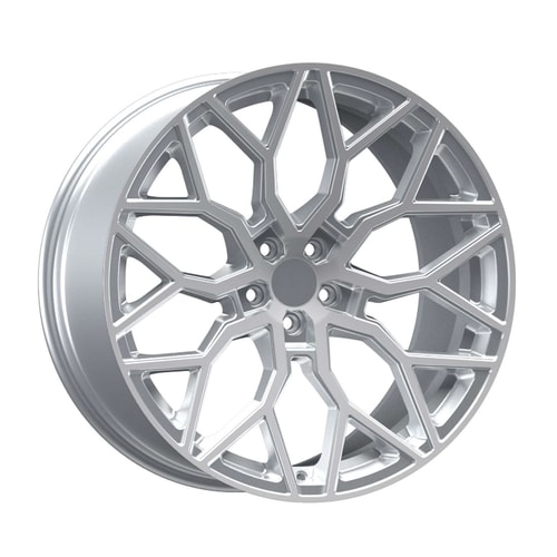 9.5X19" EMR Wheels EMR A319 Silver Diamond PCD 5x112 ET40