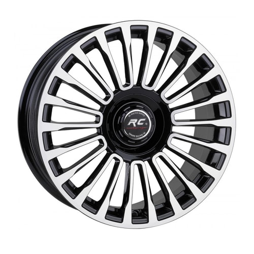 9.5X19" PCD 5x112 Truva Wheels 226 Black Finish ET48 66.6 mm