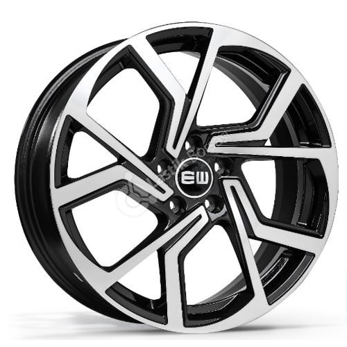 7.5X18" Elit Jant EW09KR BLP PCD 5x100 ET44