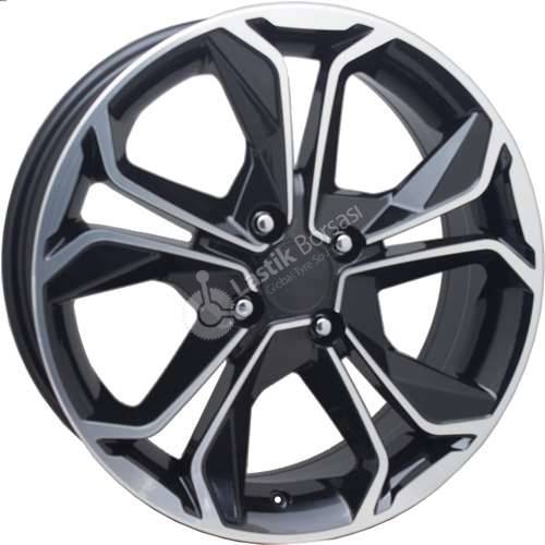 6.5X16" EMR Wheels DY176 BP PCD 4X100 ET35